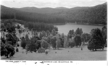 Postcard showing the same view as in the photograph above from 1933