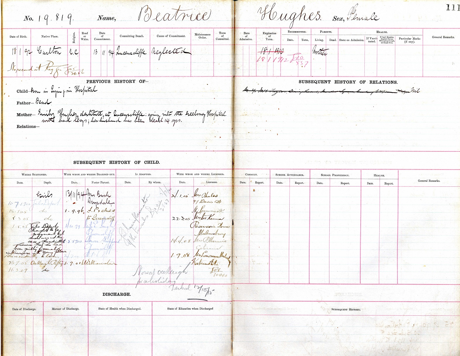 Ward register file 