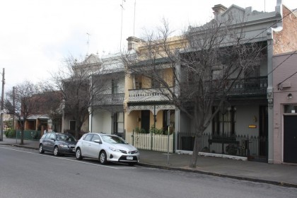 South-west side of Hawke Street between Ireland and Adderley streets