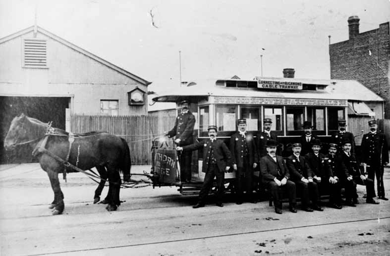 Horse drawn tram