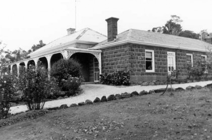 Piggoreet West homestead. Source: H98.250/1721, JT Collins Collection, La Trobe Picture Collection, State Library Victoria.