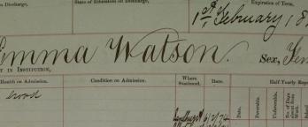 Document relating to Emma Watson 